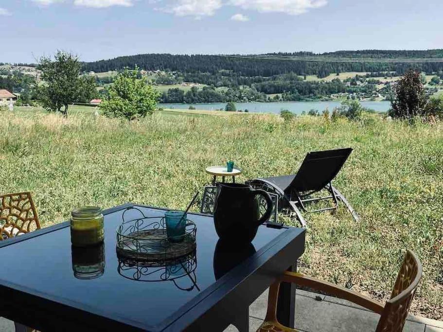 La Parenthese Vue Lac Les Grangettes Esterno foto