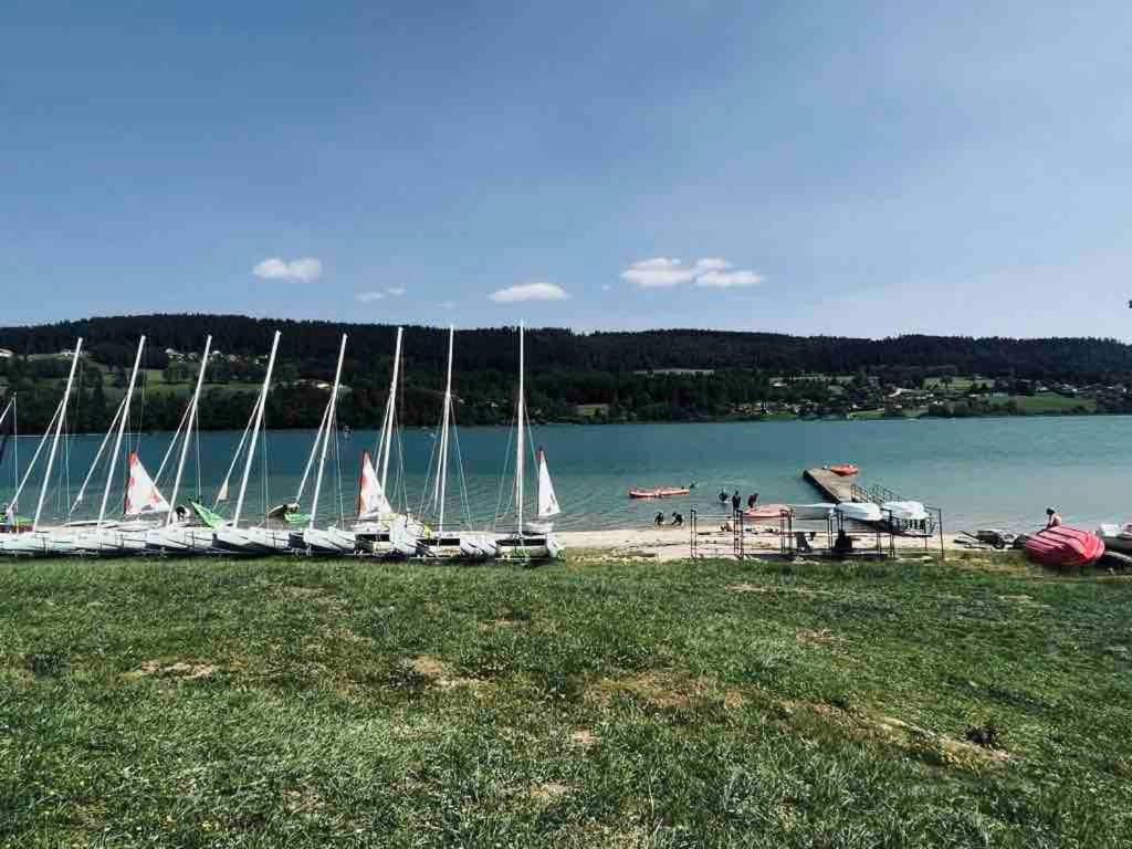 La Parenthese Vue Lac Les Grangettes Esterno foto