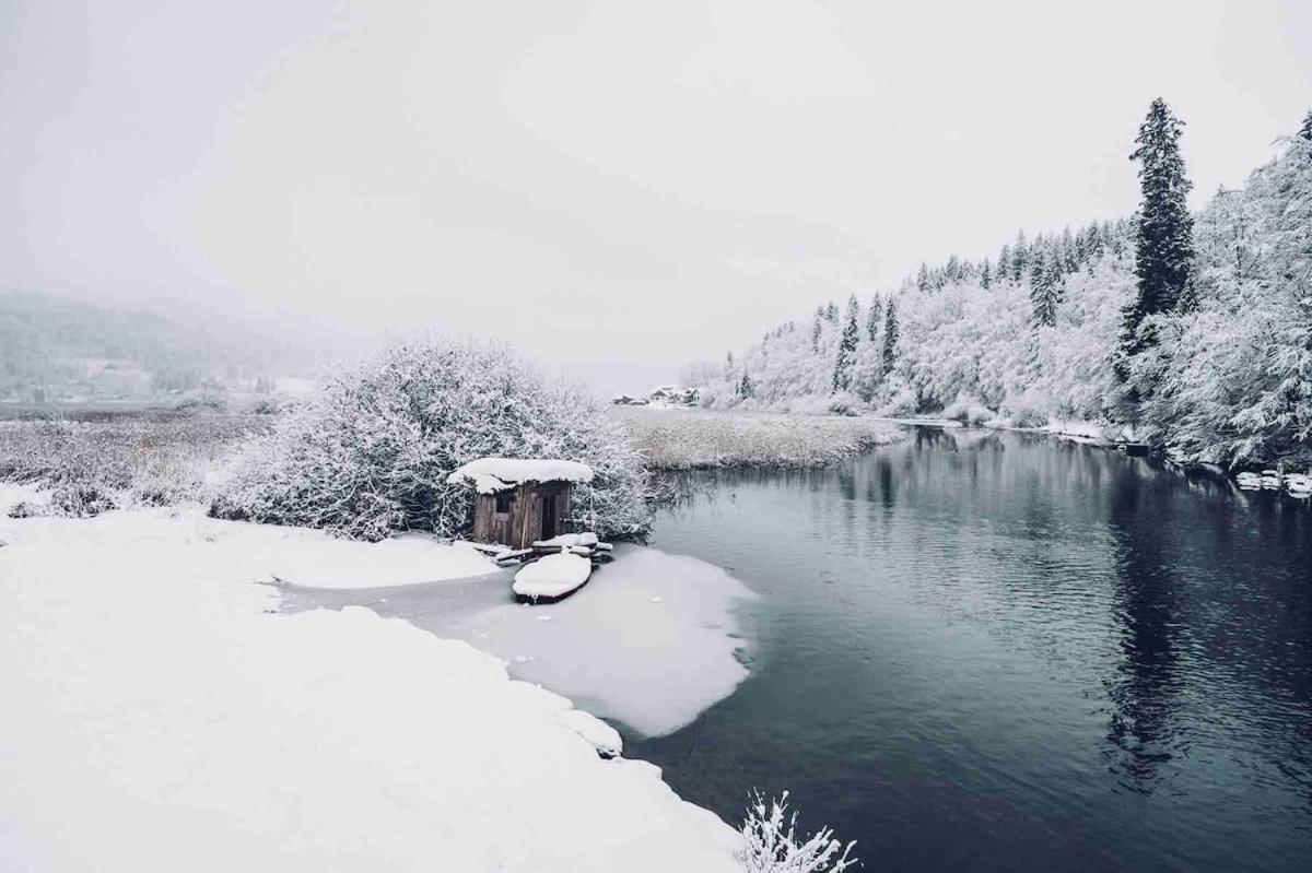 La Parenthese Vue Lac Les Grangettes Esterno foto
