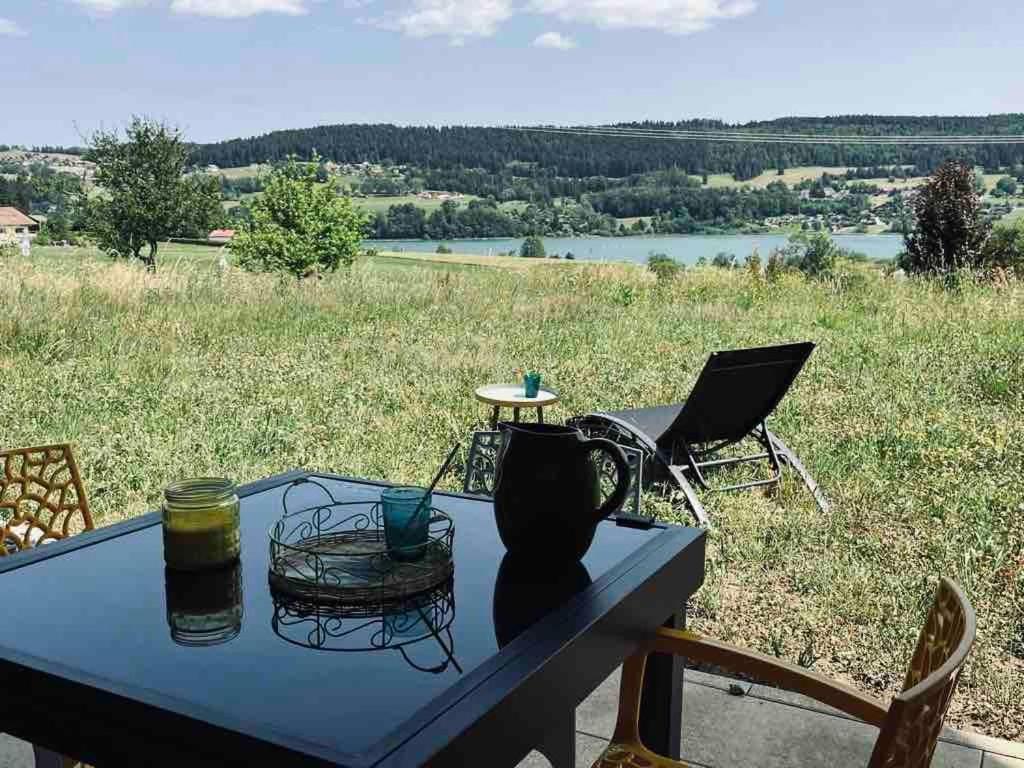 La Parenthese Vue Lac Les Grangettes Esterno foto